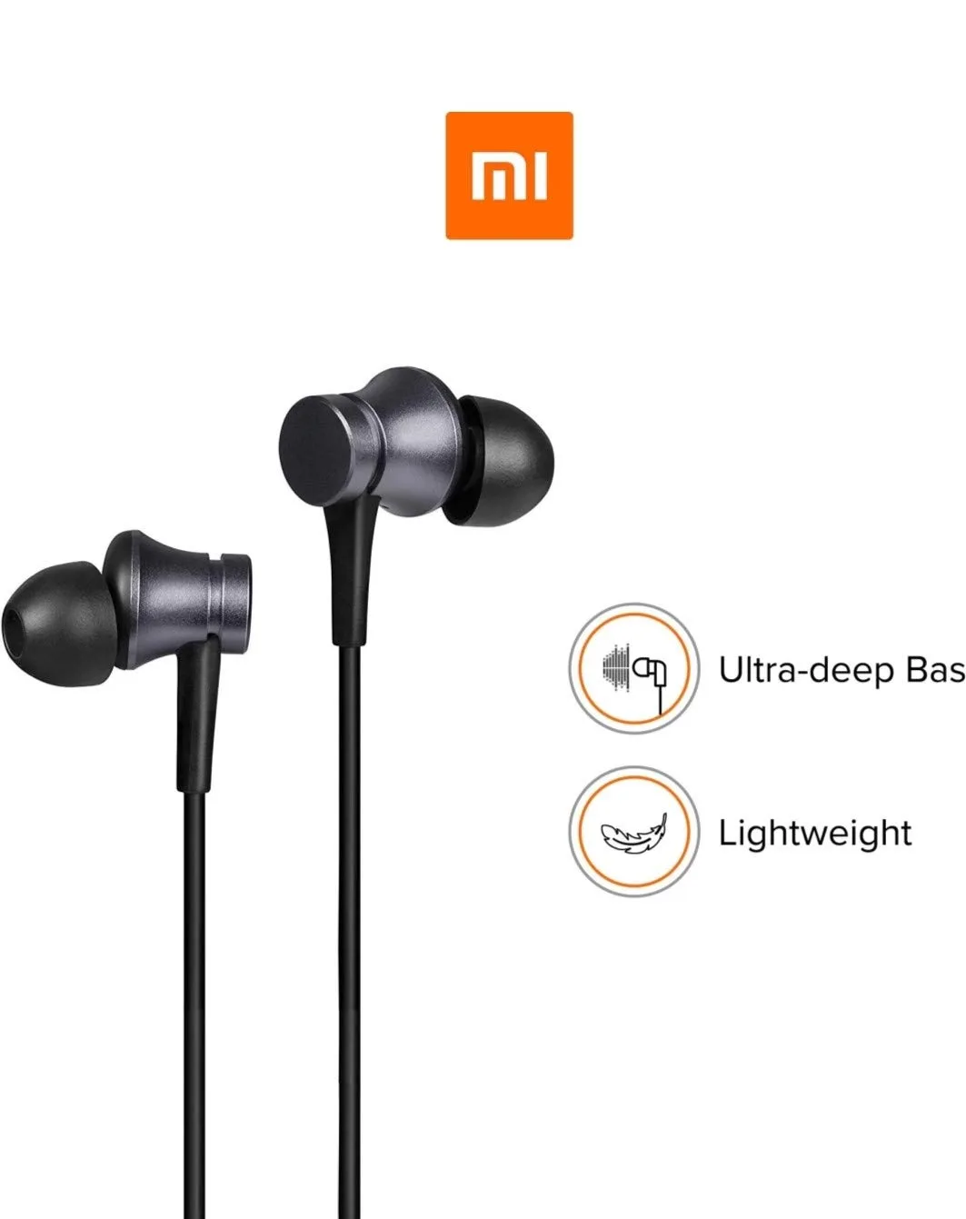 Auriculares in-ear Xiaomi Mi Headphones Basic con cable